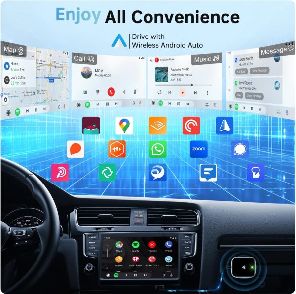 JDG Android Auto Wireless Adapter, Wireless Android Auto Car... - Image 3