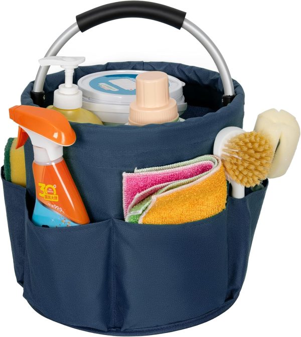AKOZLIN Cleaning Caddy Organizer with Handle Foldable Cleani...