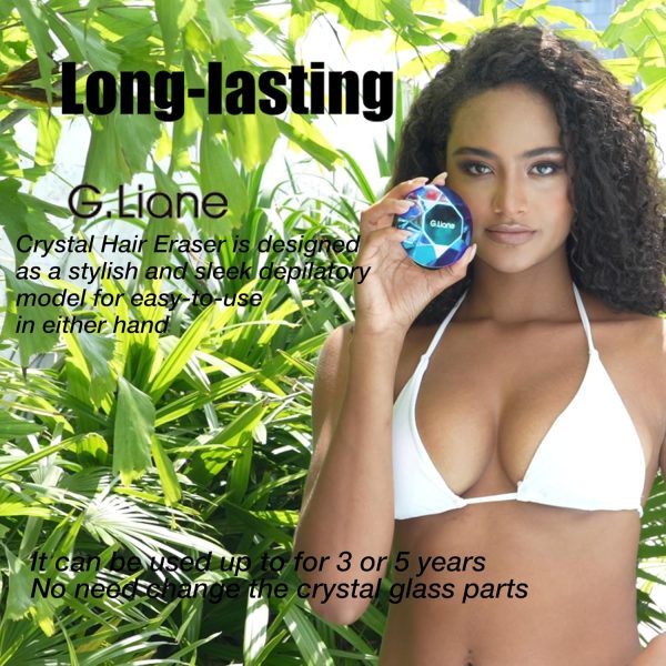 G.Liane Crystal Hair Eraser,Painless Nano Hair Remover Exfol... - Image 6