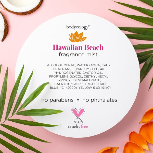 Bodycology Long-Lasting Fragrance Body Mist, Hawaiian Beach,... - Image 7