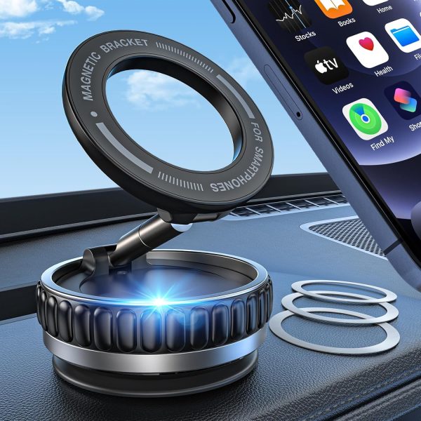 KTEBO® Strong Magnetic Phone Holder for Your Car, 360° Adjus...