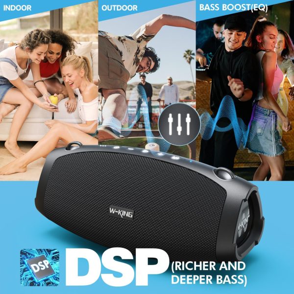 W-KING Bluetooth Speaker Wireless,120W Max IPX6 Waterproof O... - Image 3