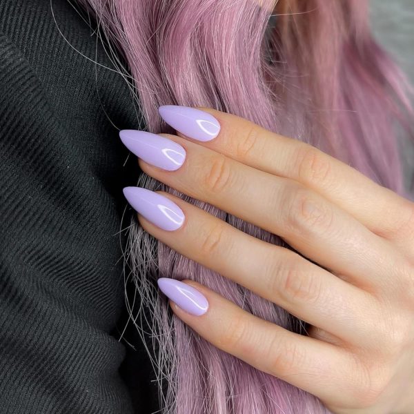 Purple Press on Nails Medium Almond Shape,Xcreando False Nai... - Image 2