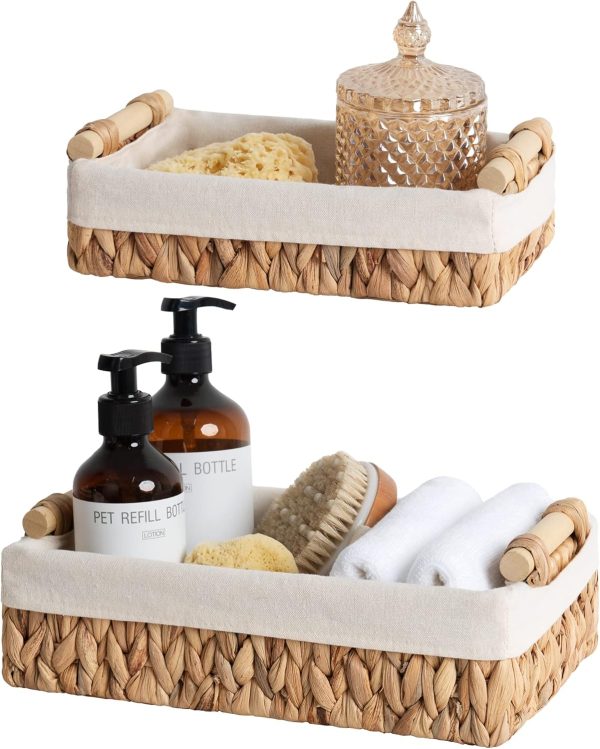 StorageWorks Small Wicker Baskets for Organizing, Decorative...