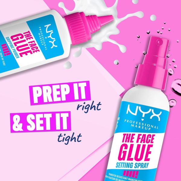 NYX Professional Makeup The Face Glue Setting Spray, Grippin... - Image 5