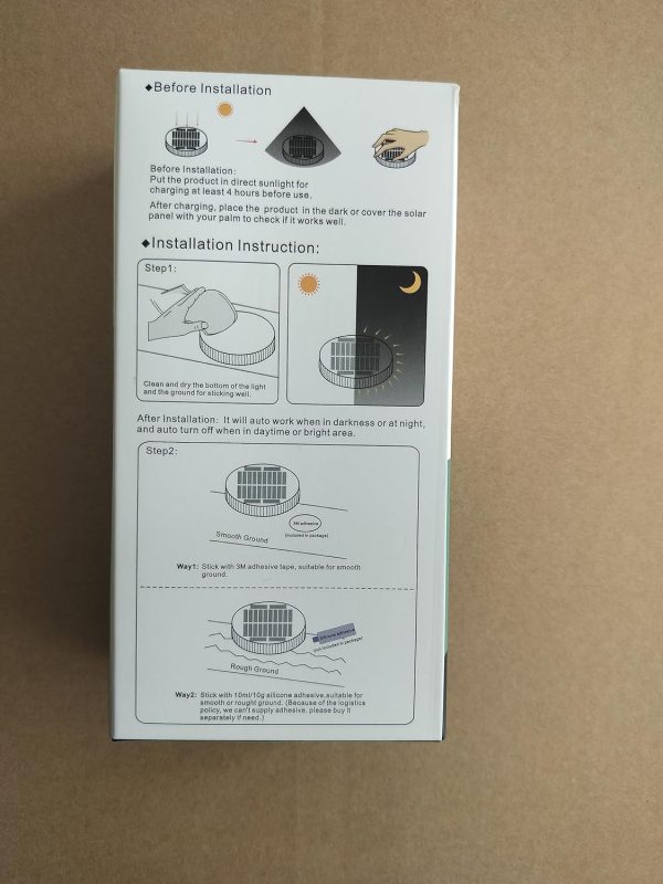 Lacasa Solar Deck Lights, 4 Pack 30LM Outdoor Solar Powered ... - Image 11