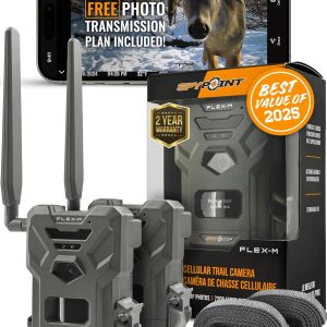 SPYPOINT FLEX-M Twin Pack Cellular Trail Cameras - Best Hunt...