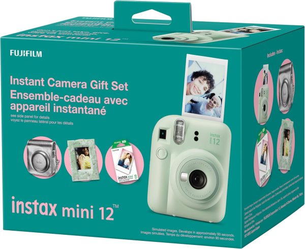 FUJIFILM INSTAX Mini 12 Instant Camera Gift Set - Mint Green - Image 3