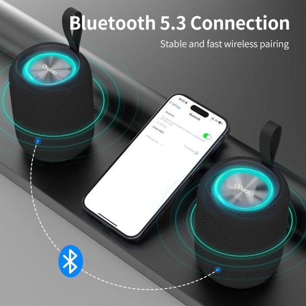 Oraolo Bluetooth Speaker, Portable Bluetooth Speakers with I... - Image 5