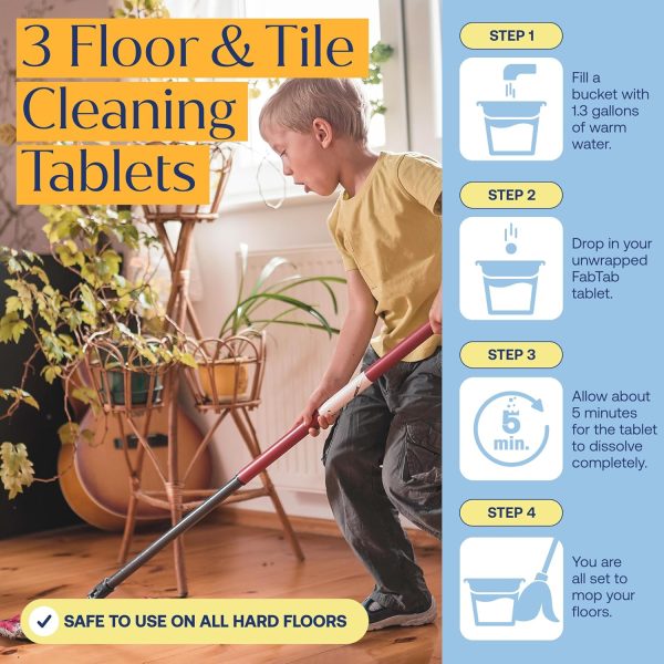 Fab Tab Cleaning Tablets Vacation and Travel Cleaning Kit - ... - Image 5