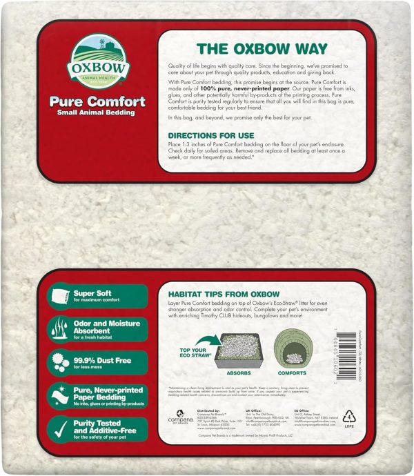Oxbow Pure Comfort Small Animal Bedding - Odor & Moisture Ab... - Image 2