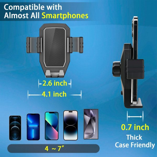 EVEMANT Phone Mount for Truck, Truck Phone Holder Mount Heav... - Image 3