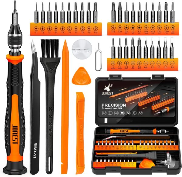 JOREST 38Pcs Precision Screwdriver Set (S2 Steel), Tool Kit ...