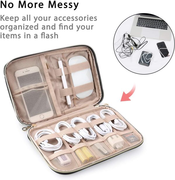 Bagsmart Travel Cable Organizer, Electronics Accessories Cas... - Image 4