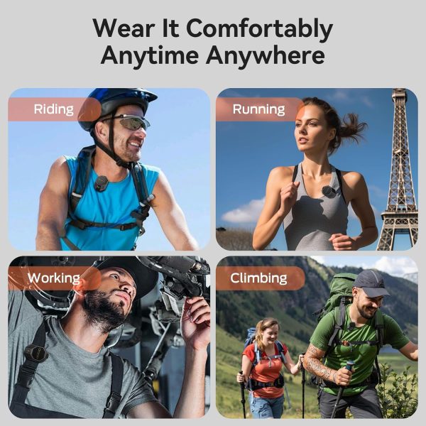 Clip-On Portable Speaker - Oraolo Wearable Speaker with Blue... - Image 5
