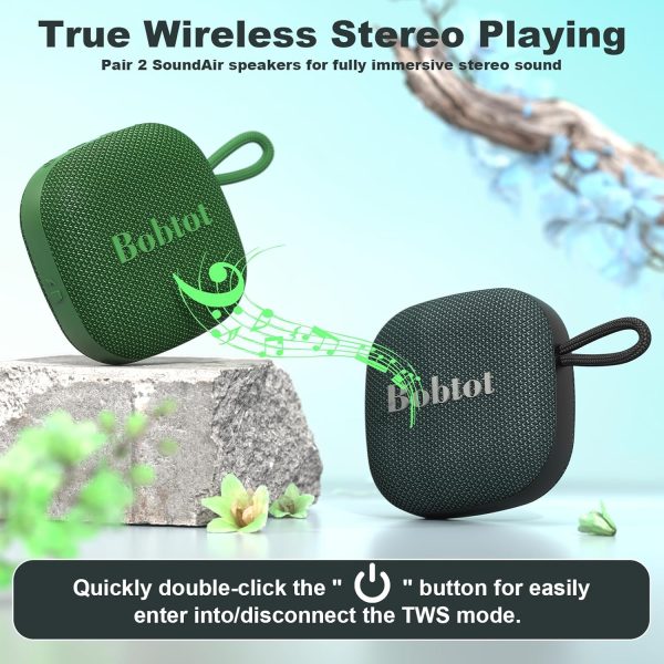 Bobtot Portable Bluetooth Speakers Wireless, IPX7 Waterproof... - Image 4