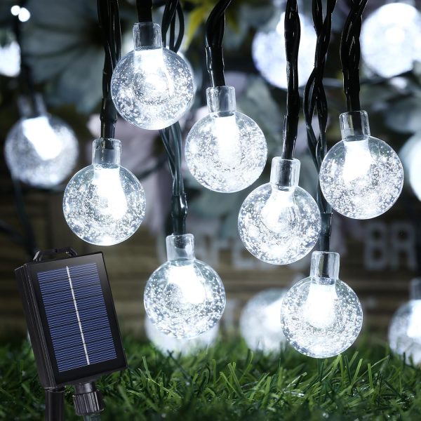 Joomer Solar String Lights Outdoor 39FT 60LED Solar Globe St...