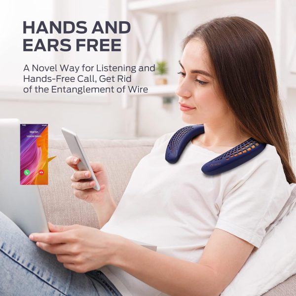 Oraolo Neckband Bluetooth Speakers, Wireless Wearable Speake... - Image 4