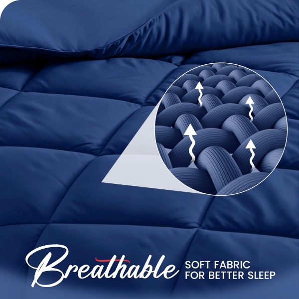 Canadian Linen Down Alternative Comforter All Season Quilted... - Image 5