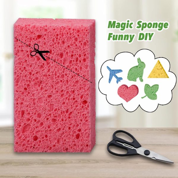 Temede 12-Count Cellulose Sponges, Non-Scratch Kitchen Spong... - Image 6