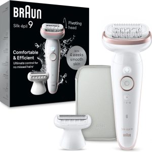 Braun Epilator Silk-épil 9, Hair Removal Device, Women Shave...