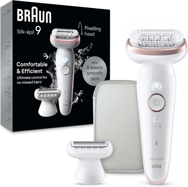 Braun Epilator Silk-épil 9, Hair Removal Device, Women Shave...