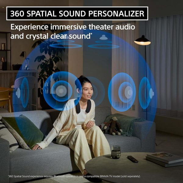 Sony BRAVIA Theater U Wireless Wearable TV Speaker with Blue... - Image 3