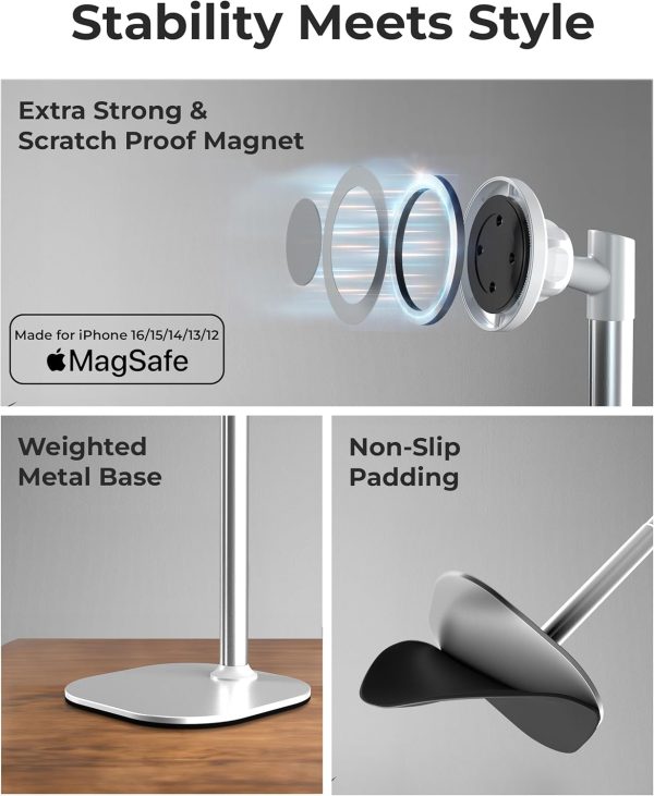 Cooper MagStand, Adjustable iPhone Stand for Desk & Video Re... - Image 4