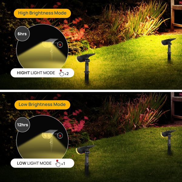 Linkind Solar Lights Outdoor StarRayS, Bright Solar Spot Lig... - Image 4