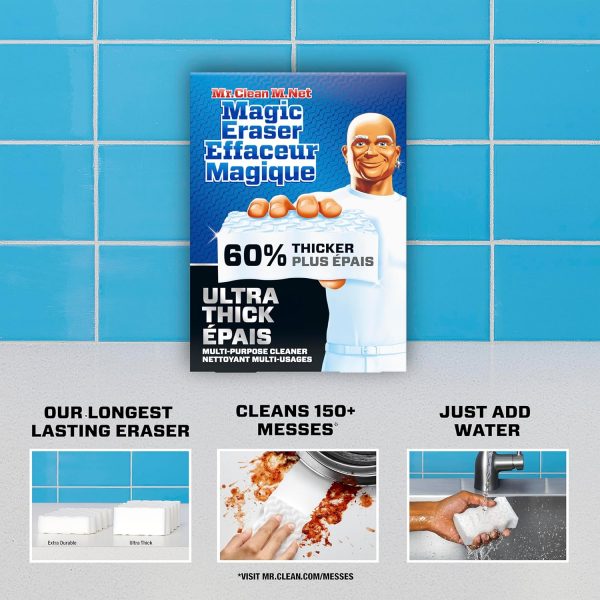 Mr Clean Magic Erasers Ultra Thick Multi Purpose Cleaner, Ma... - Image 2