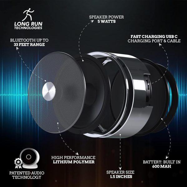 Bluetooth Speaker Set: Wireless Stereo Dual Pairing Portable... - Image 7