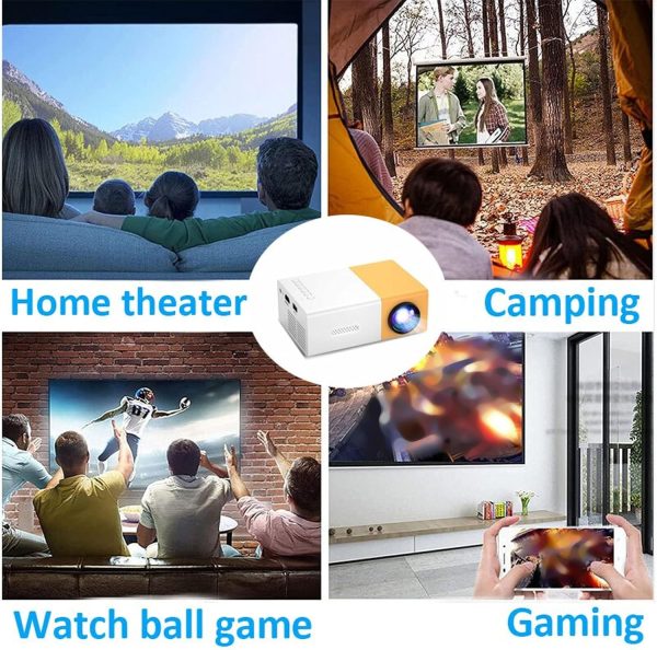 Joyzan Mini Projector, Portable Outdoor Movie Projector Smar... - Image 4