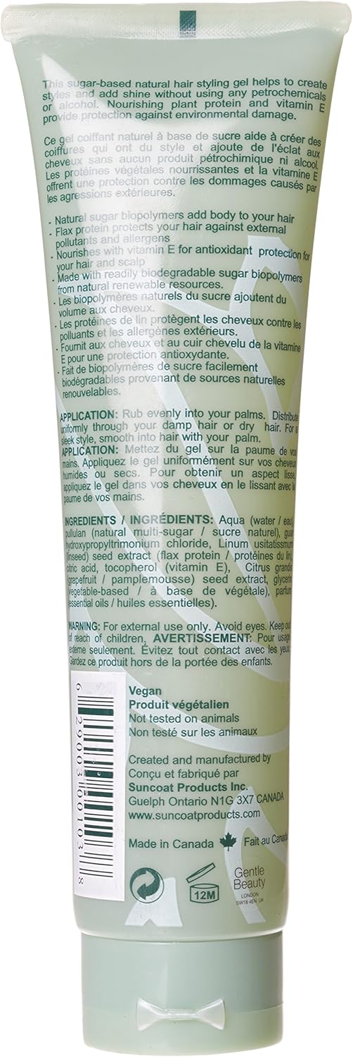 Suncoat Hair Care – All Natural Sugar-Based Hair Gel 5 fl. o…