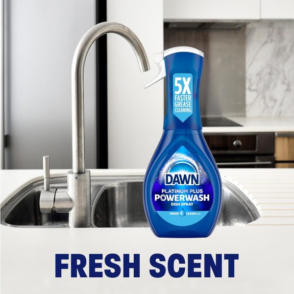 Dawn Platinum Powerwash Dish Spray Starter Kit, Dish Soap, F... - Image 9