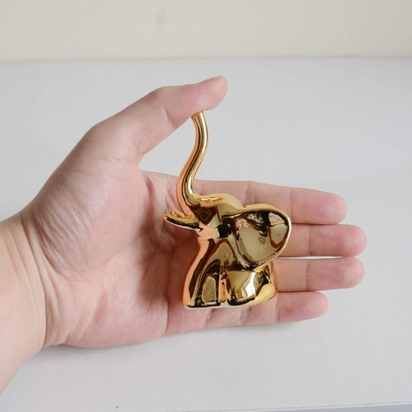 BIHOIB Home Decor Elephant Statues,1 Pair, Small Decorative ... - Image 4