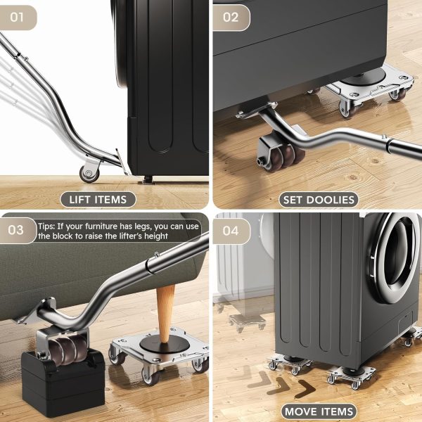 Furniture Moving Set with Parking Function - Furniture Dolly... - Image 6