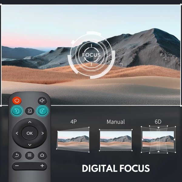 GooDee Projector 4K with WiFi and Bluetooth Supported, FHD 1... - Image 3