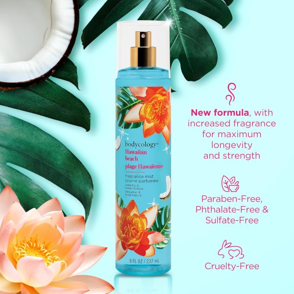 Bodycology Long-Lasting Fragrance Body Mist, Hawaiian Beach,... - Image 5