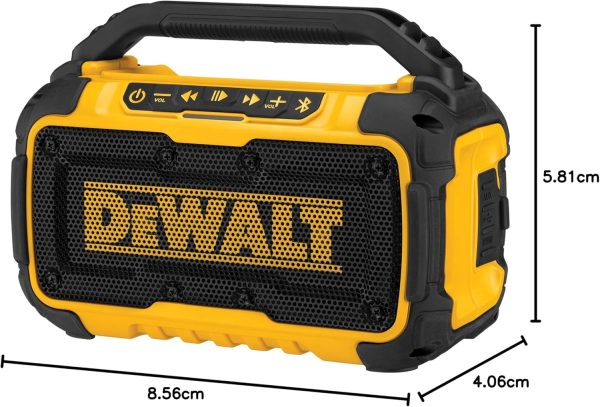 DEWALT 20V MAX* Bluetooth Speaker for Jobsite, Tool Only (DC... - Image 9