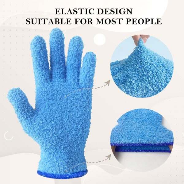 EvridWear Microfiber Auto Dusting Cleaning Gloves for Cars a... - Image 3