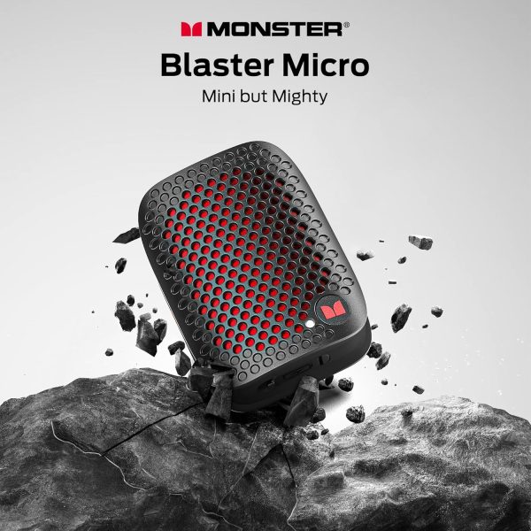 Monster Blaster Micro Wearable Bluetooth Speaker, Clip-on Wi... - Image 2