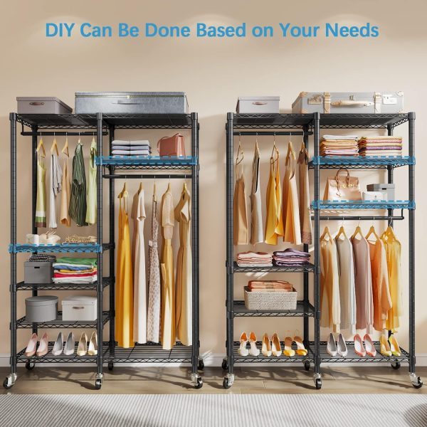 VIPEK R4 Garment Racks Heavy Duty Clothes Rack -620lb Capaci... - Image 8