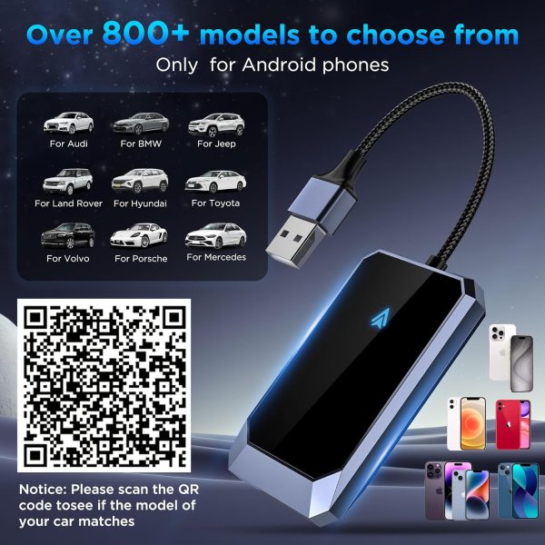 Android Auto Wireless Adapter for Factory Wired Android Auto... - Image 3