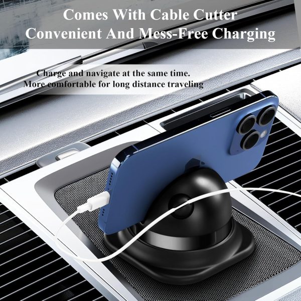 Jemey Car Phone Mount - 360° Rotatable Dashboard Phone Holde... - Image 4