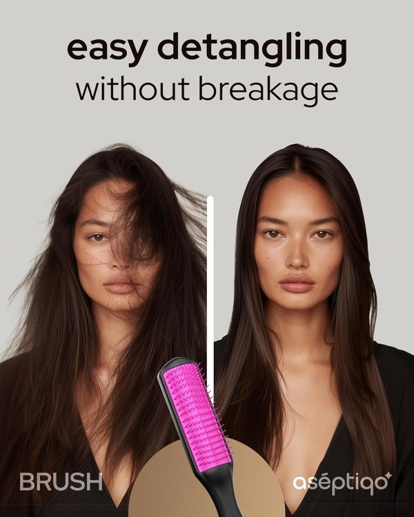 Aséptiqo Brush - Premium Detangling Anti-Static Hair Brush, ... - Image 2