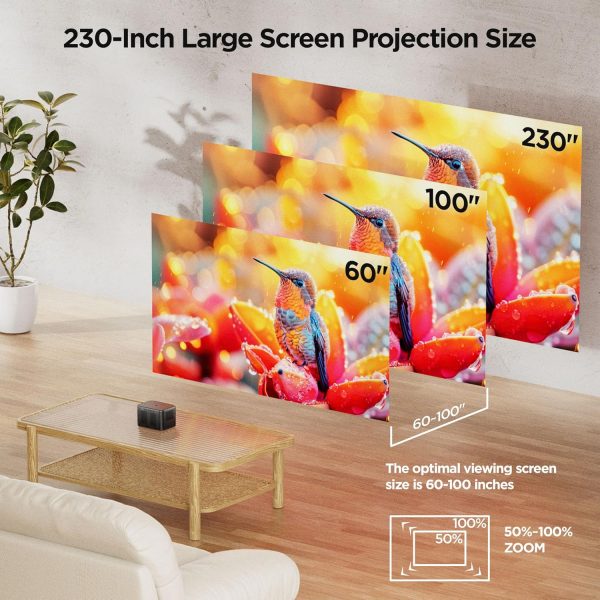 【Electric Focus】 Portable Mini Projector with 5G WiFi, Outdo... - Image 5