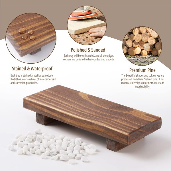 Wood Pedestal Soap Stand, Farmhouse Wood Riser, Soap Dish Ho... - Image 2
