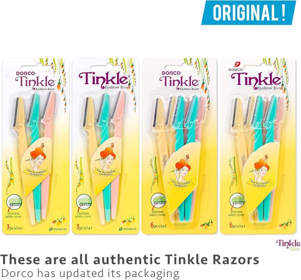 Tinkle Dermaplaning Tool 9ct, Dermaplane Razor for Women, Sa... - Image 4
