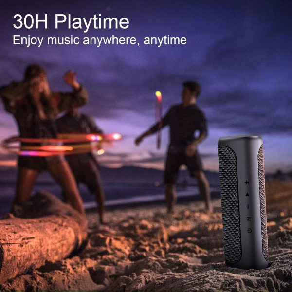 Ortizan Bluetooth Speaker Wireless, IPX7 Haut Parleur Blueto... - Image 4