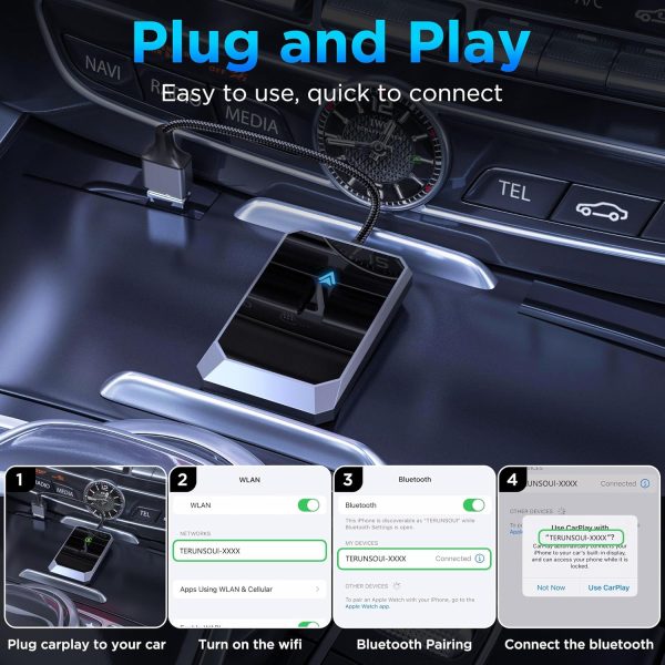 Android Auto Wireless Adapter for Factory Wired Android Auto... - Image 2